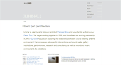 Desktop Screenshot of liminal.org.uk